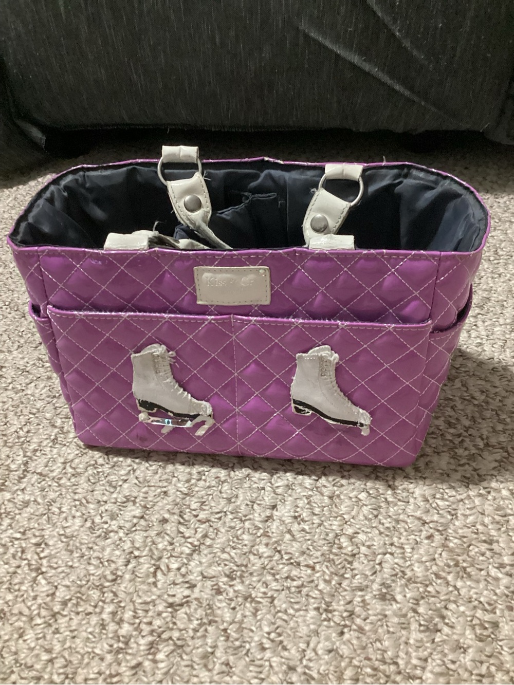 Purple Kiss & (and) Cry Angels, Figure Skating Tote Bag